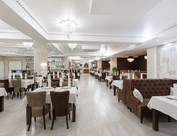 Зал ресторана «Курортный» - Отель «Курортный»